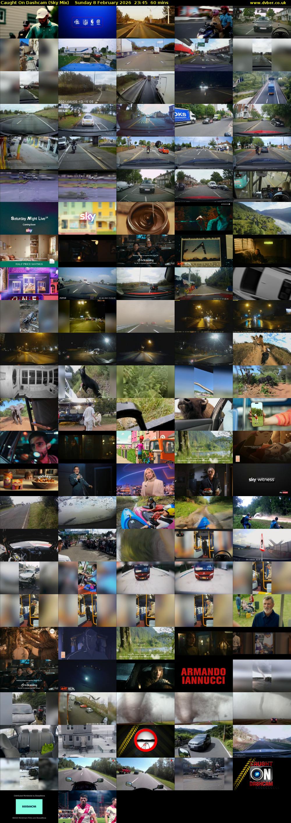 Caught On Dashcam (Sky Mix) Sunday 8 February 2026 23:45 - 00:45