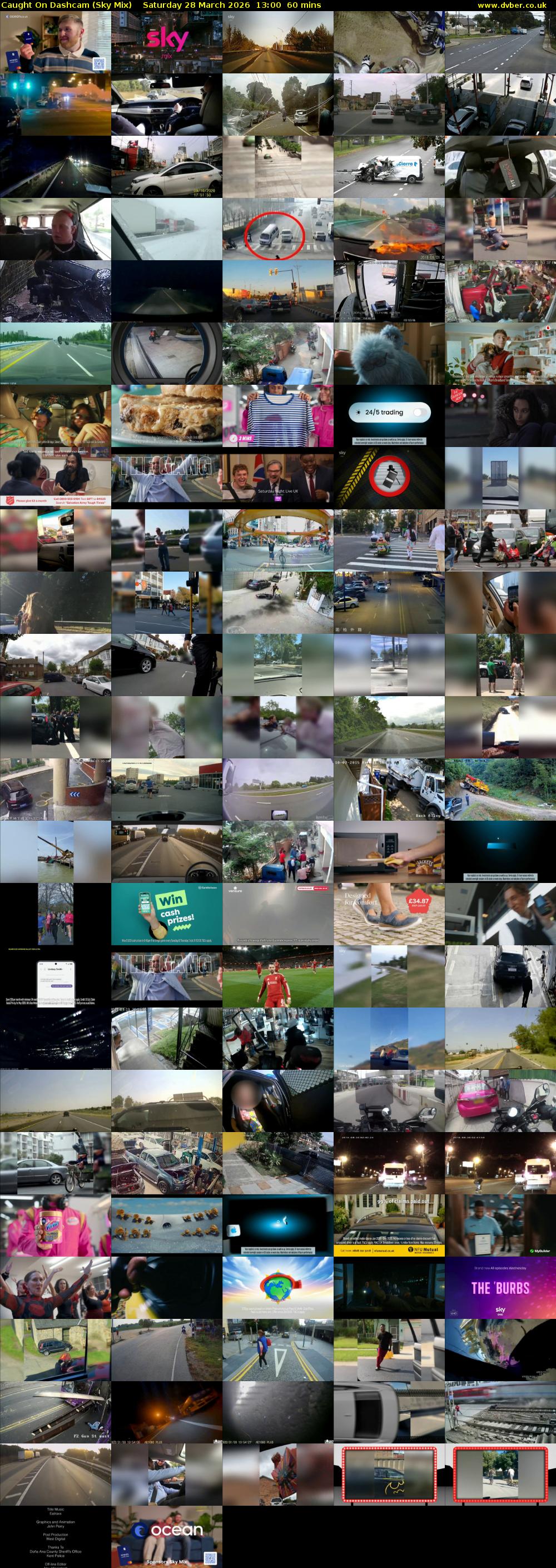 Caught On Dashcam (Sky Mix) Saturday 28 March 2026 13:00 - 14:00