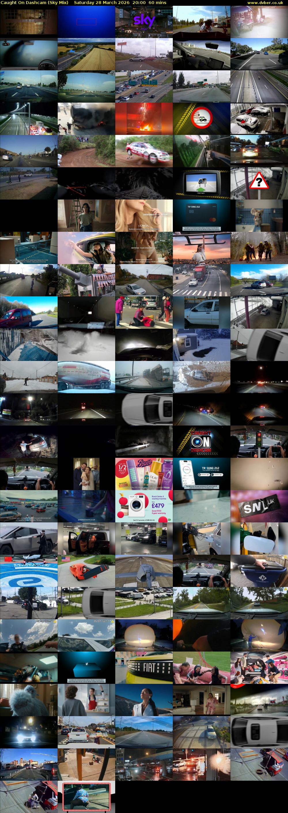 Caught On Dashcam (Sky Mix) Saturday 28 March 2026 20:00 - 21:00