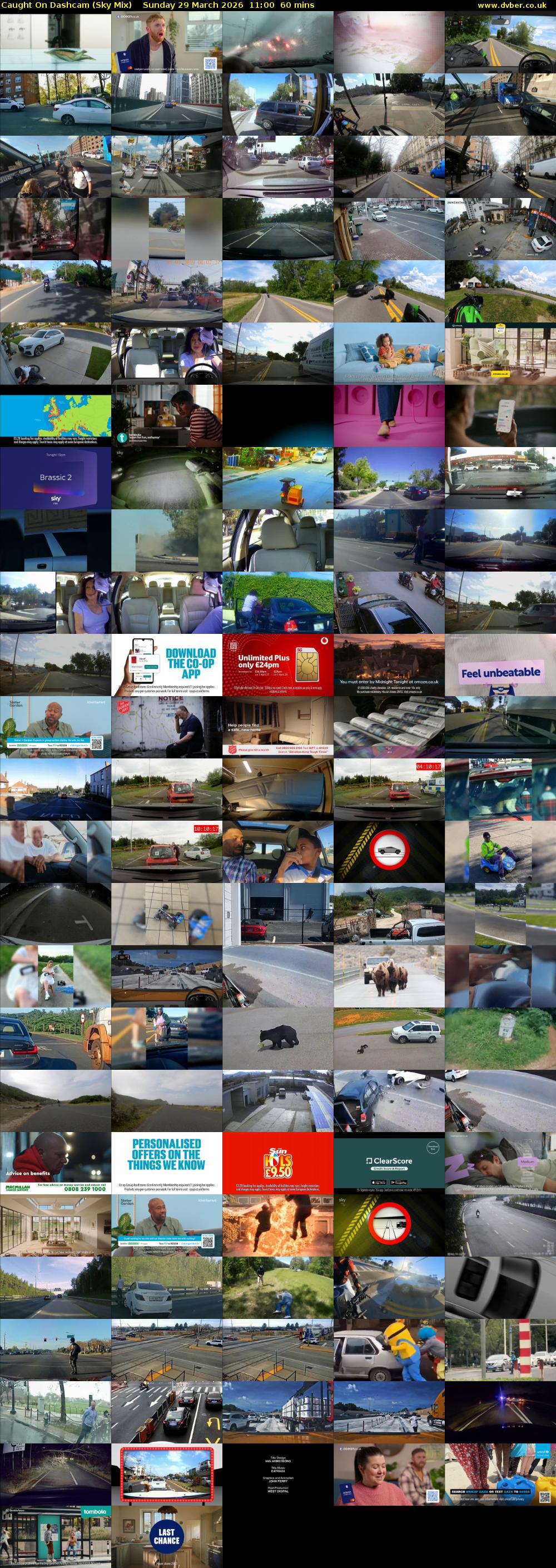 Caught On Dashcam (Sky Mix) Sunday 29 March 2026 11:00 - 12:00