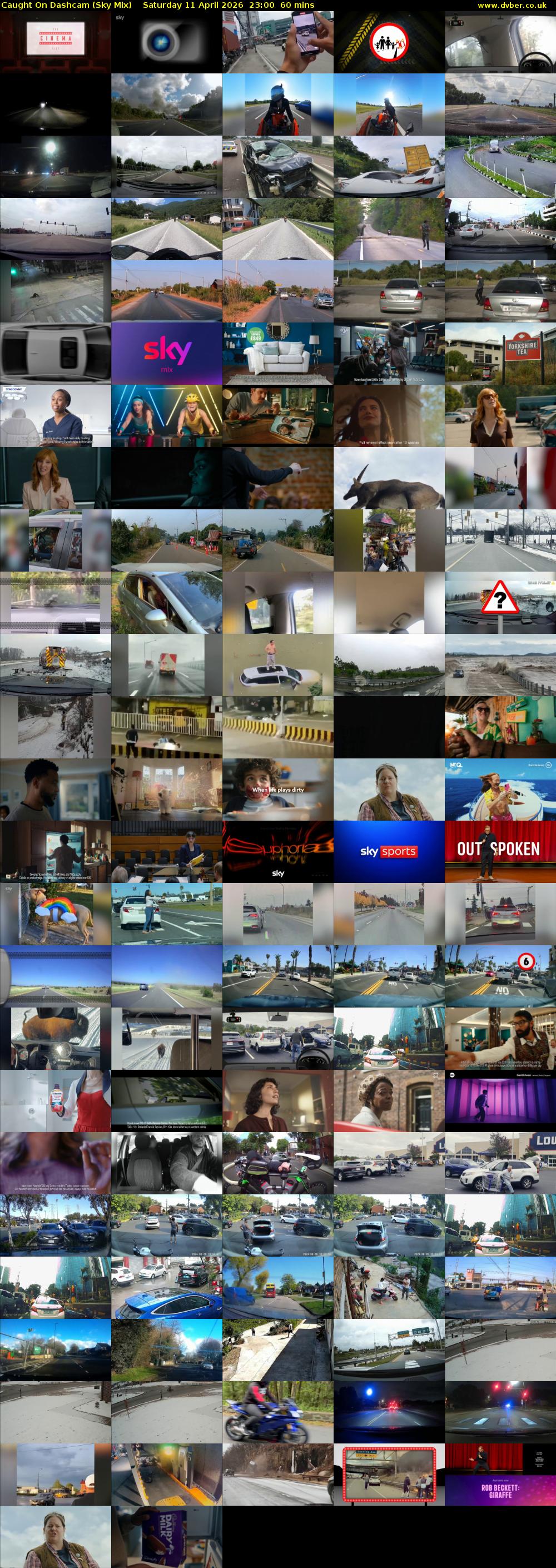 Caught On Dashcam (Sky Mix) Saturday 11 April 2026 23:00 - 00:00