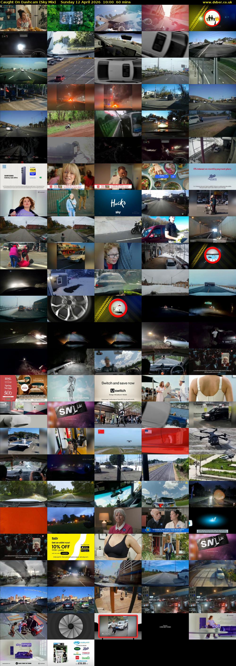 Caught On Dashcam (Sky Mix) Sunday 12 April 2026 10:00 - 11:00