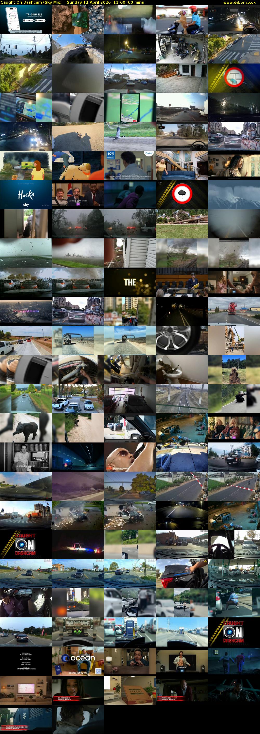 Caught On Dashcam (Sky Mix) Sunday 12 April 2026 11:00 - 12:00