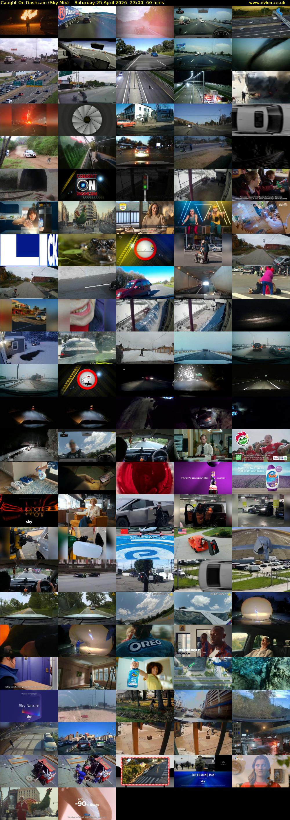 Caught On Dashcam (Sky Mix) Saturday 25 April 2026 23:00 - 00:00