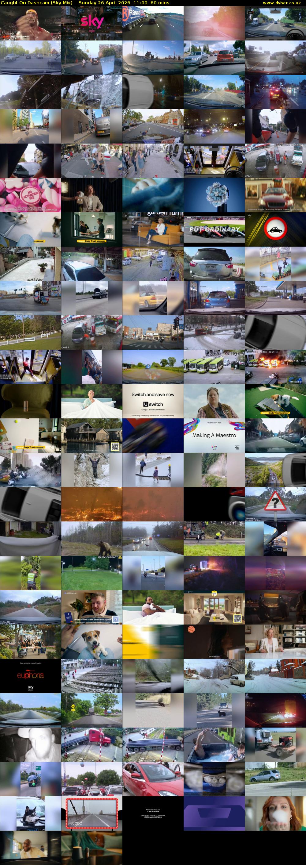 Caught On Dashcam (Sky Mix) Sunday 26 April 2026 11:00 - 12:00