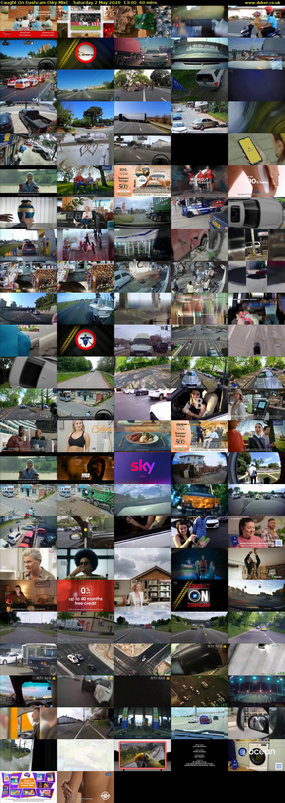 Caught On Dashcam (Sky Mix) Saturday 2 May 2026 13:00 - 14:00