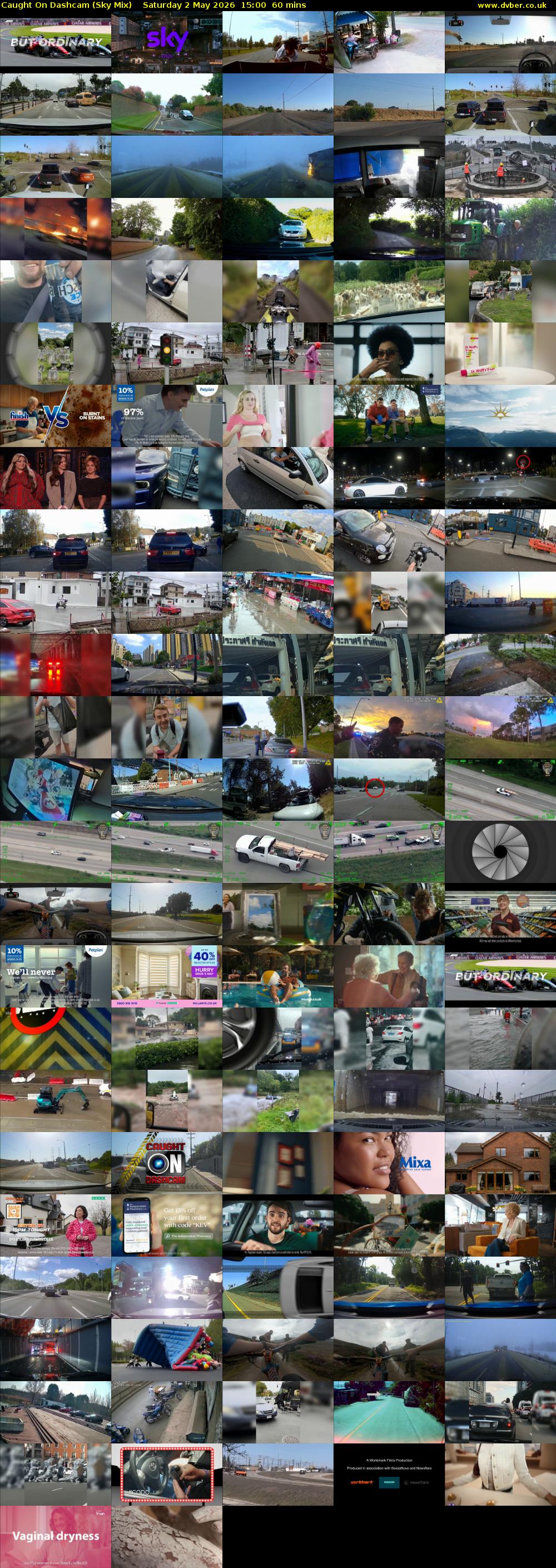 Caught On Dashcam (Sky Mix) Saturday 2 May 2026 15:00 - 16:00