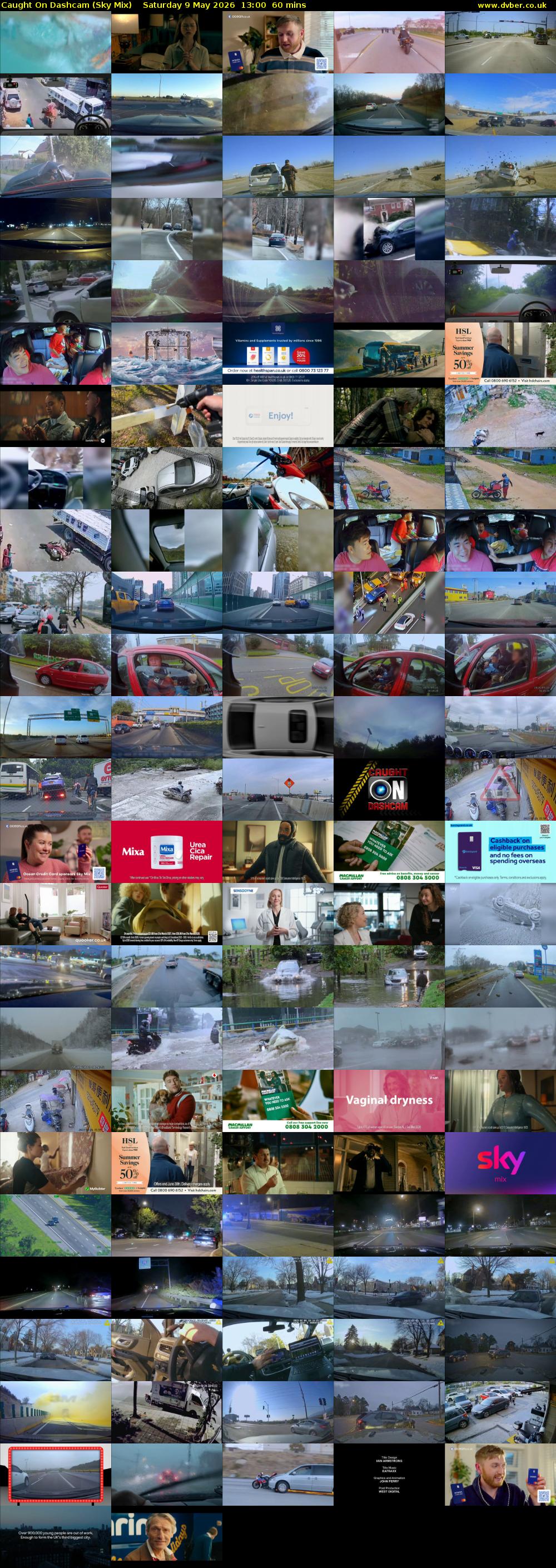 Caught On Dashcam (Sky Mix) Saturday 9 May 2026 13:00 - 14:00