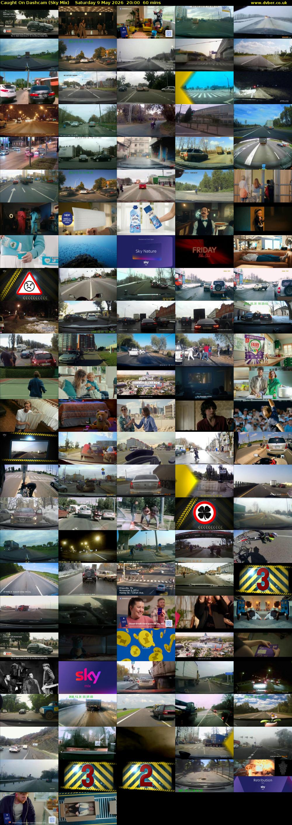 Caught On Dashcam (Sky Mix) Saturday 9 May 2026 20:00 - 21:00
