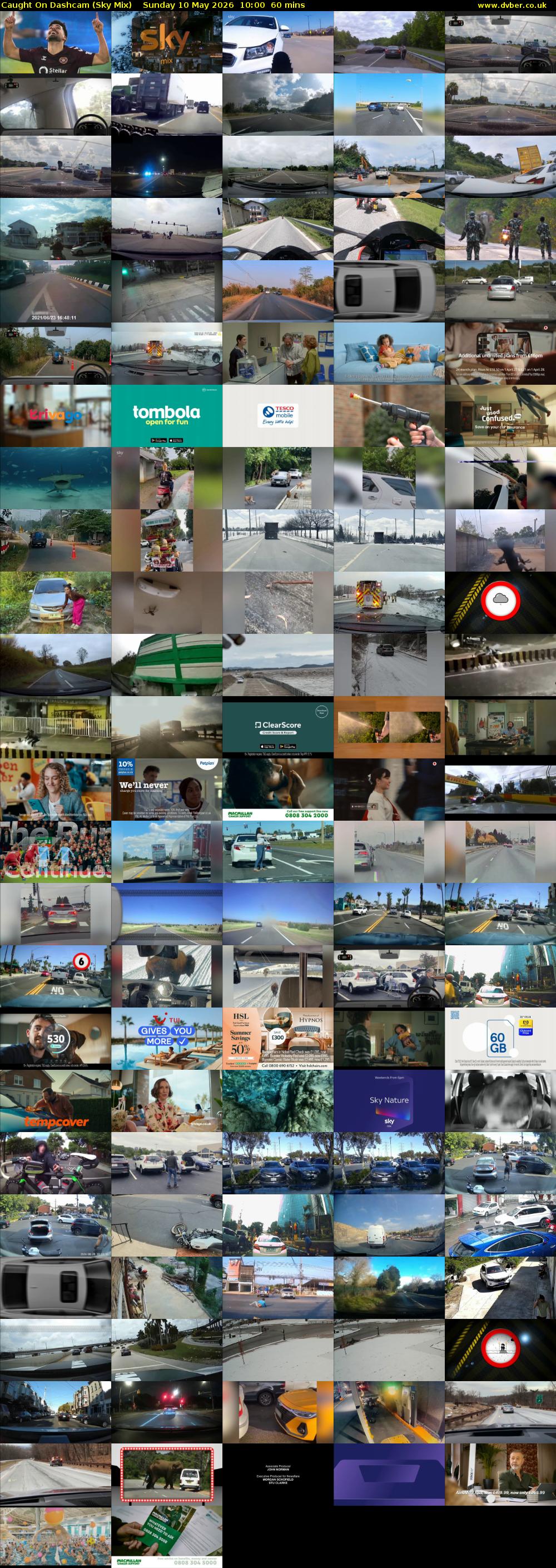 Caught On Dashcam (Sky Mix) Sunday 10 May 2026 10:00 - 11:00