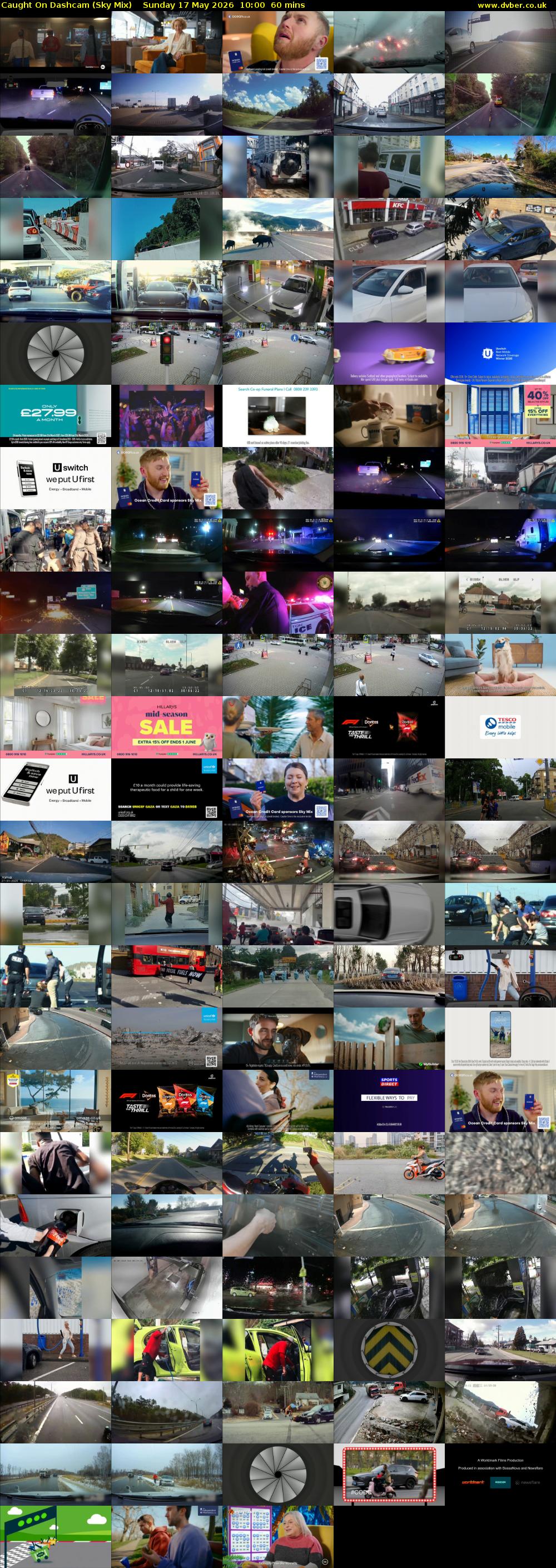 Caught On Dashcam (Sky Mix) Sunday 17 May 2026 10:00 - 11:00