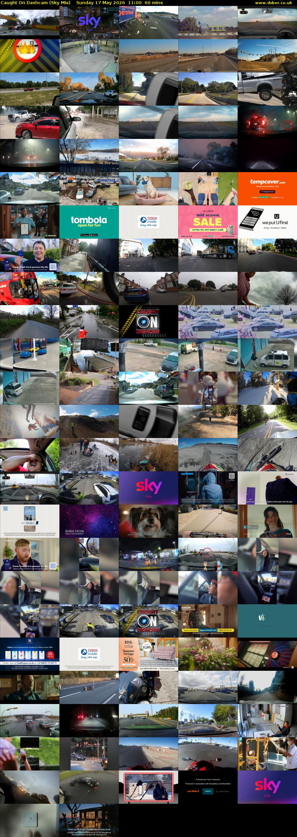 Caught On Dashcam (Sky Mix) Sunday 17 May 2026 11:00 - 12:00