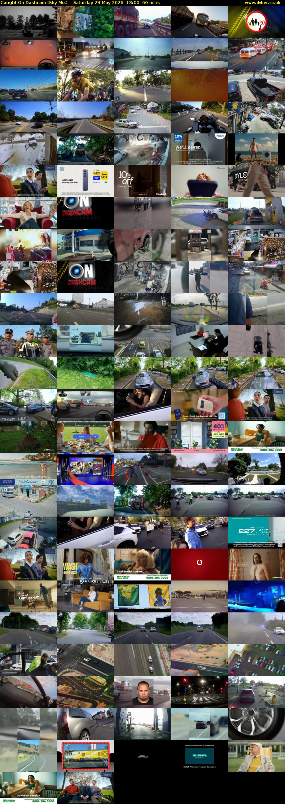 Caught On Dashcam (Sky Mix) Saturday 23 May 2026 13:00 - 14:00
