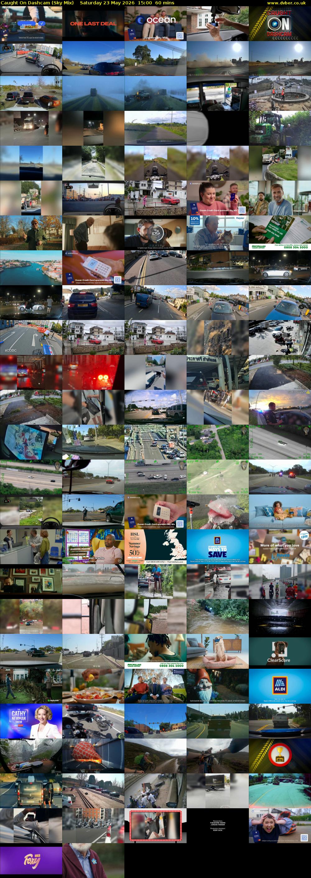 Caught On Dashcam (Sky Mix) Saturday 23 May 2026 15:00 - 16:00