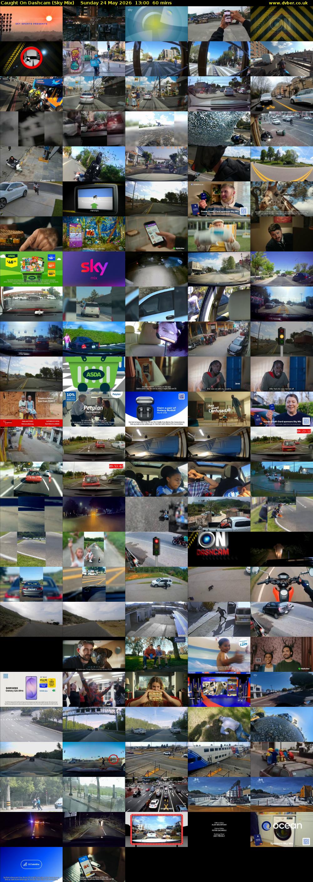 Caught On Dashcam (Sky Mix) Sunday 24 May 2026 13:00 - 14:00