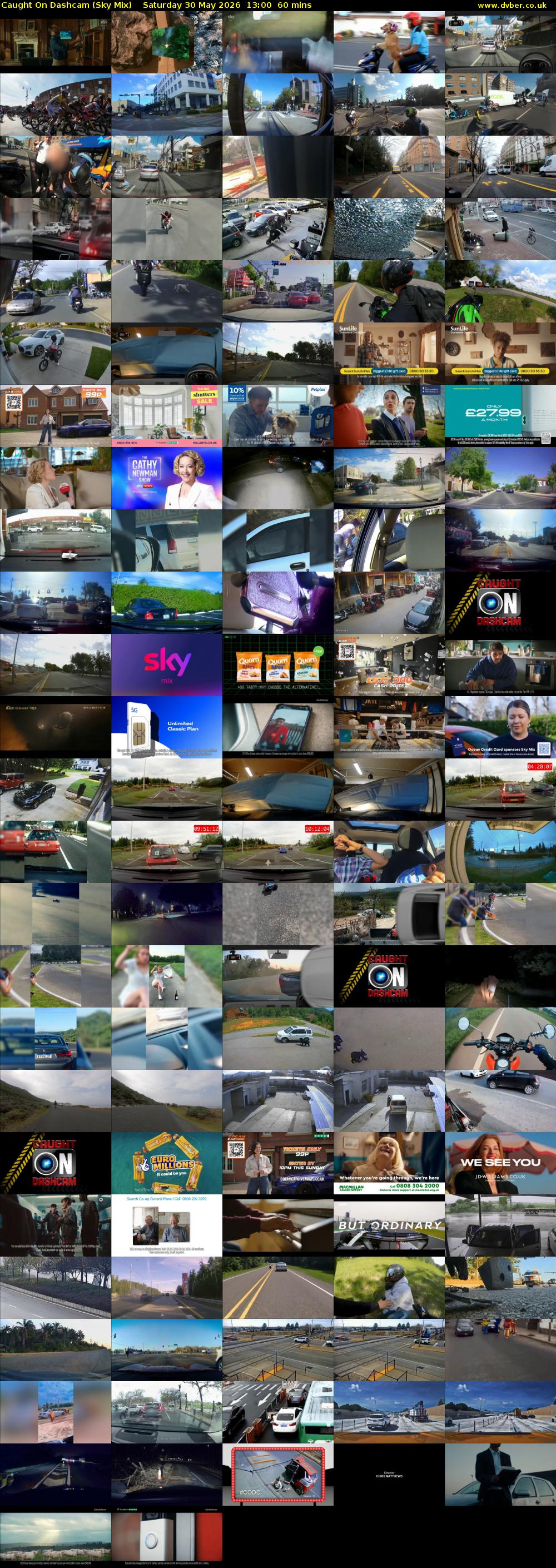 Caught On Dashcam (Sky Mix) Saturday 30 May 2026 13:00 - 14:00