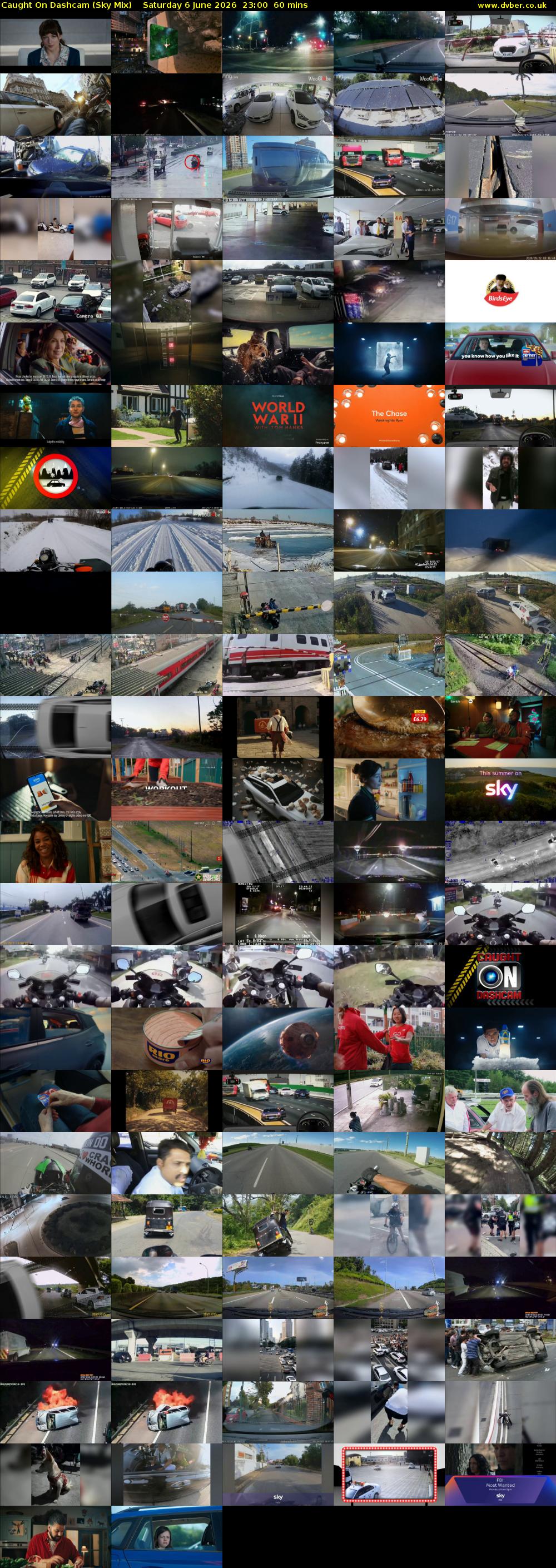 Caught On Dashcam (Sky Mix) Saturday 6 June 2026 23:00 - 00:00