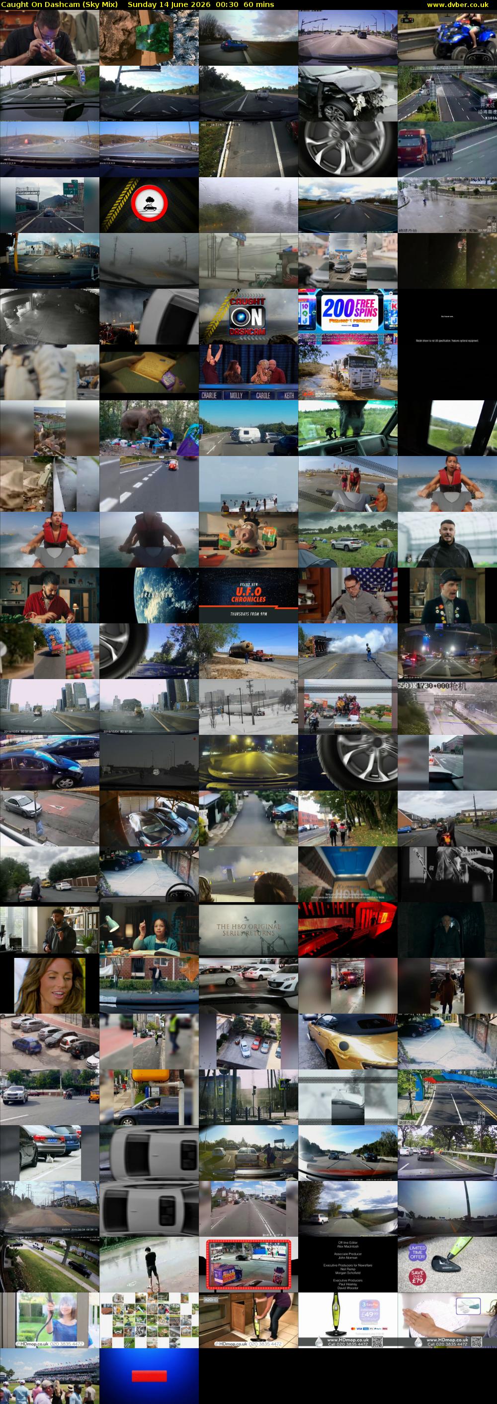 Caught On Dashcam (Sky Mix) Sunday 14 June 2026 00:30 - 01:30