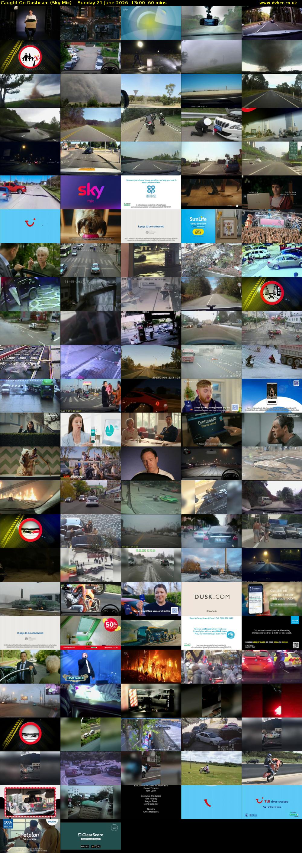 Caught On Dashcam (Sky Mix) Sunday 21 June 2026 13:00 - 14:00