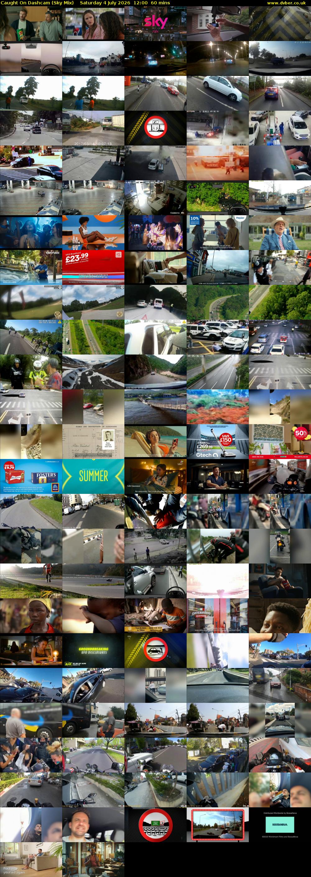 Caught On Dashcam (Sky Mix) Saturday 4 July 2026 12:00 - 13:00