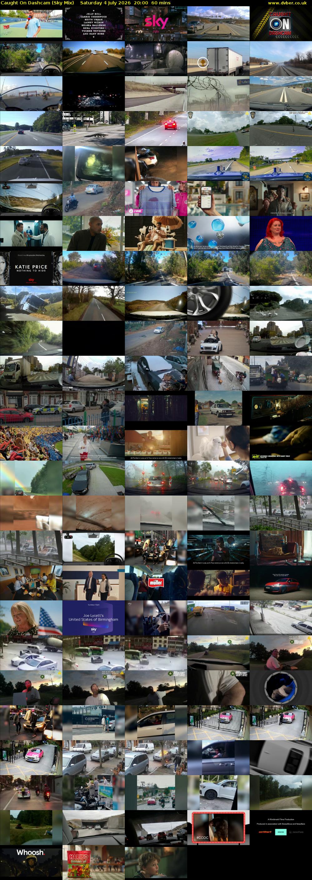 Caught On Dashcam (Sky Mix) Saturday 4 July 2026 20:00 - 21:00