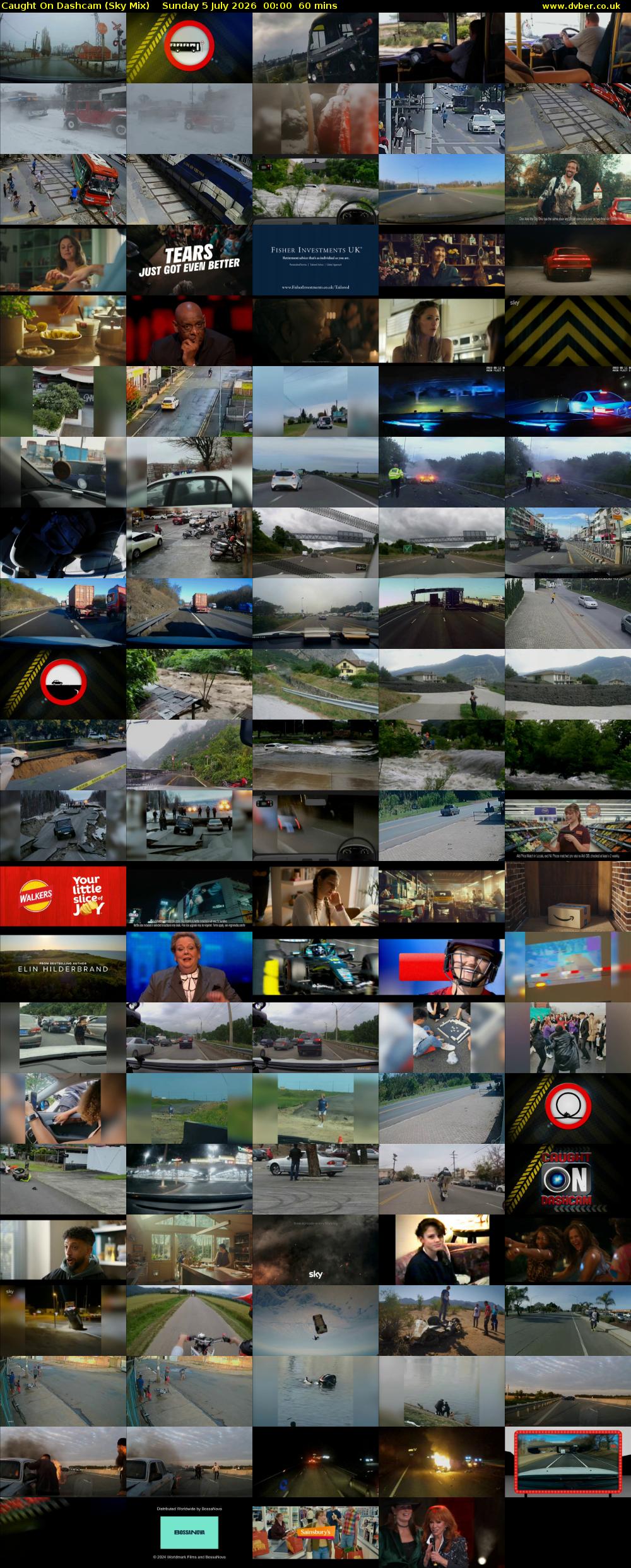 Caught On Dashcam (Sky Mix) Sunday 5 July 2026 00:00 - 01:00