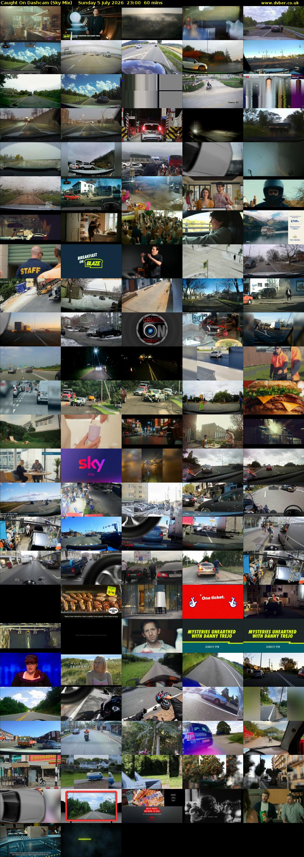 Caught On Dashcam (Sky Mix) Sunday 5 July 2026 23:00 - 00:00