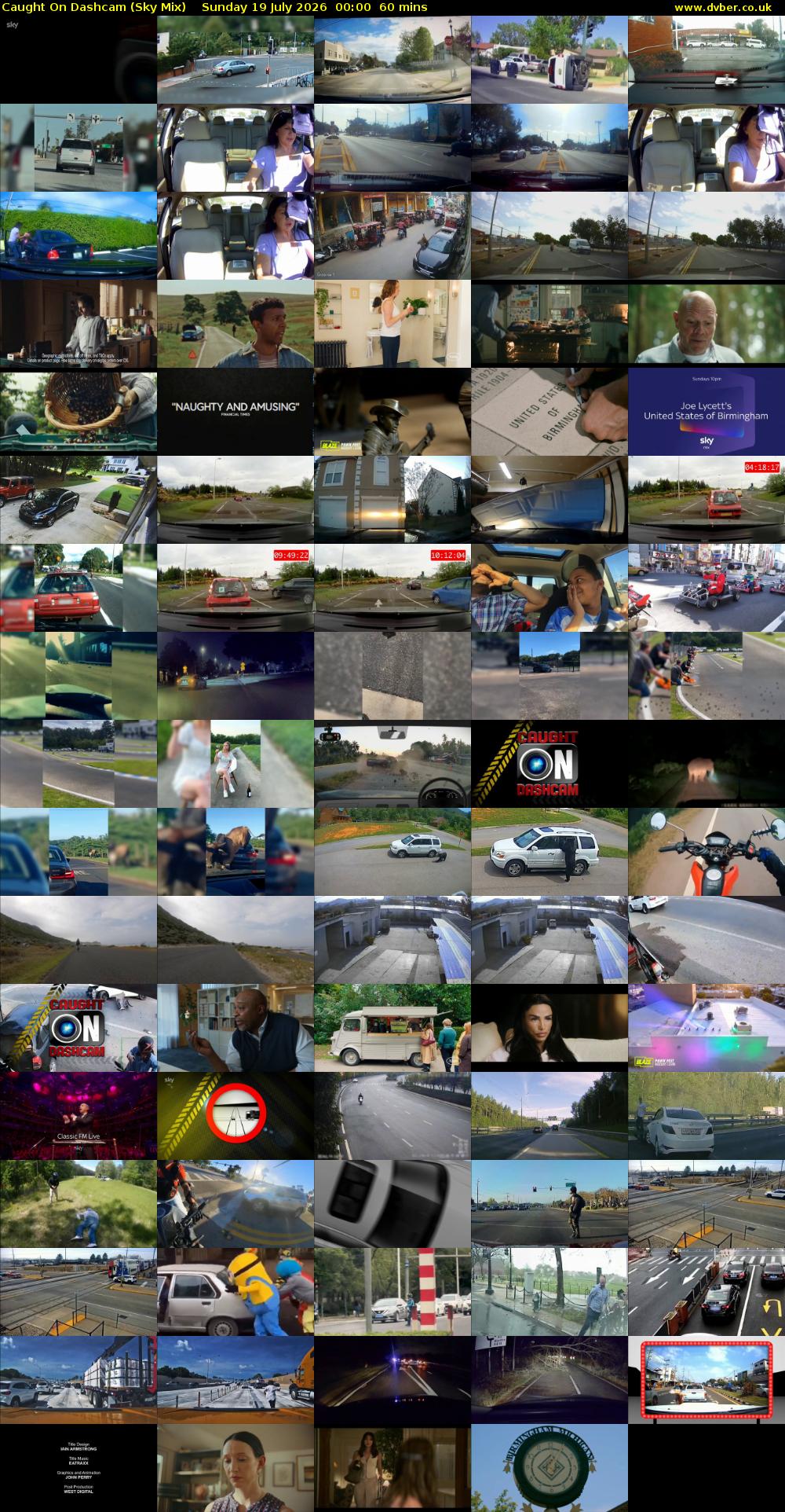 Caught On Dashcam (Sky Mix) Sunday 19 July 2026 00:00 - 01:00
