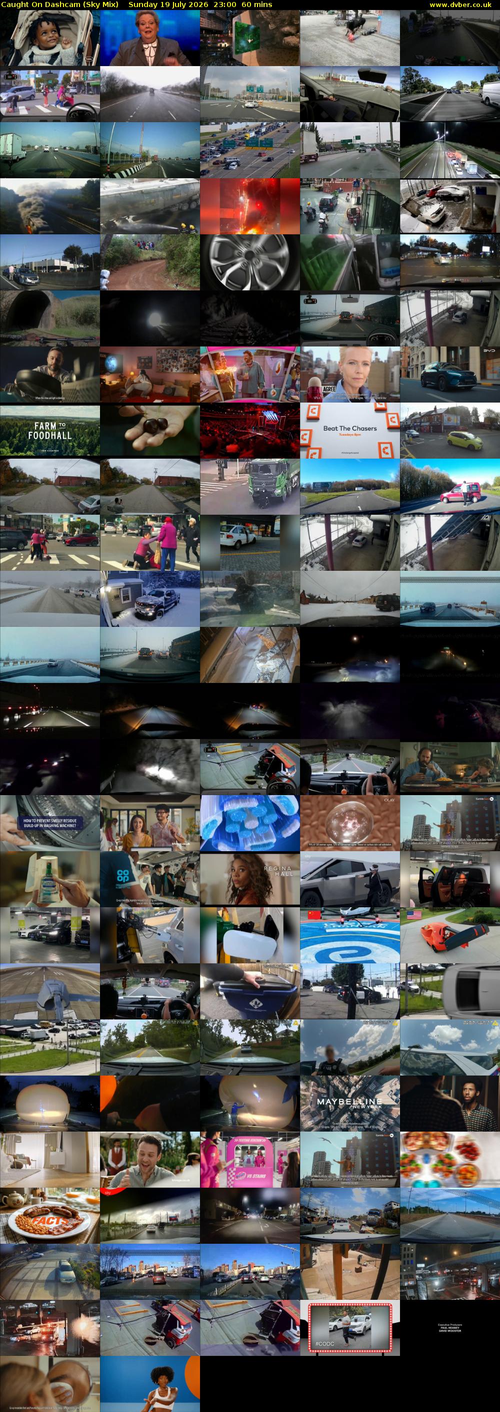Caught On Dashcam (Sky Mix) Sunday 19 July 2026 23:00 - 00:00