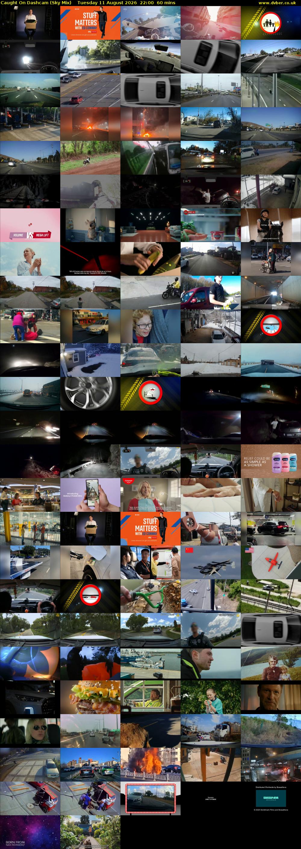 Caught On Dashcam (Sky Mix) Tuesday 11 August 2026 22:00 - 23:00