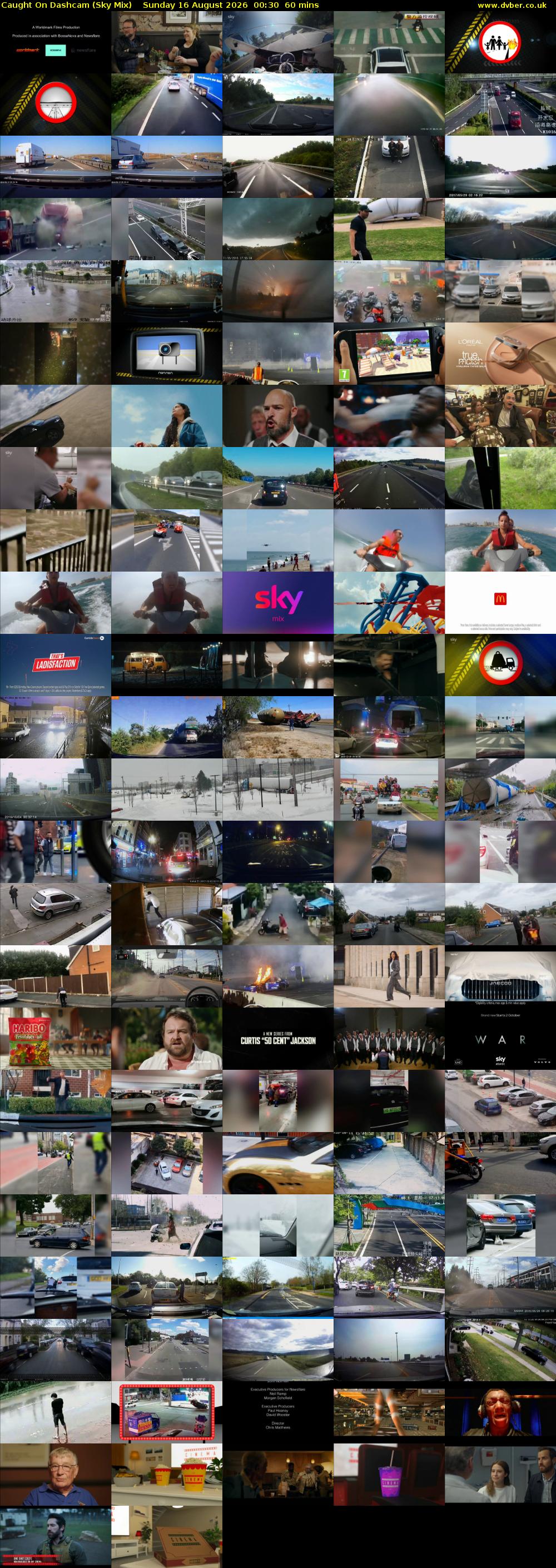 Caught On Dashcam (Sky Mix) Sunday 16 August 2026 00:30 - 01:30