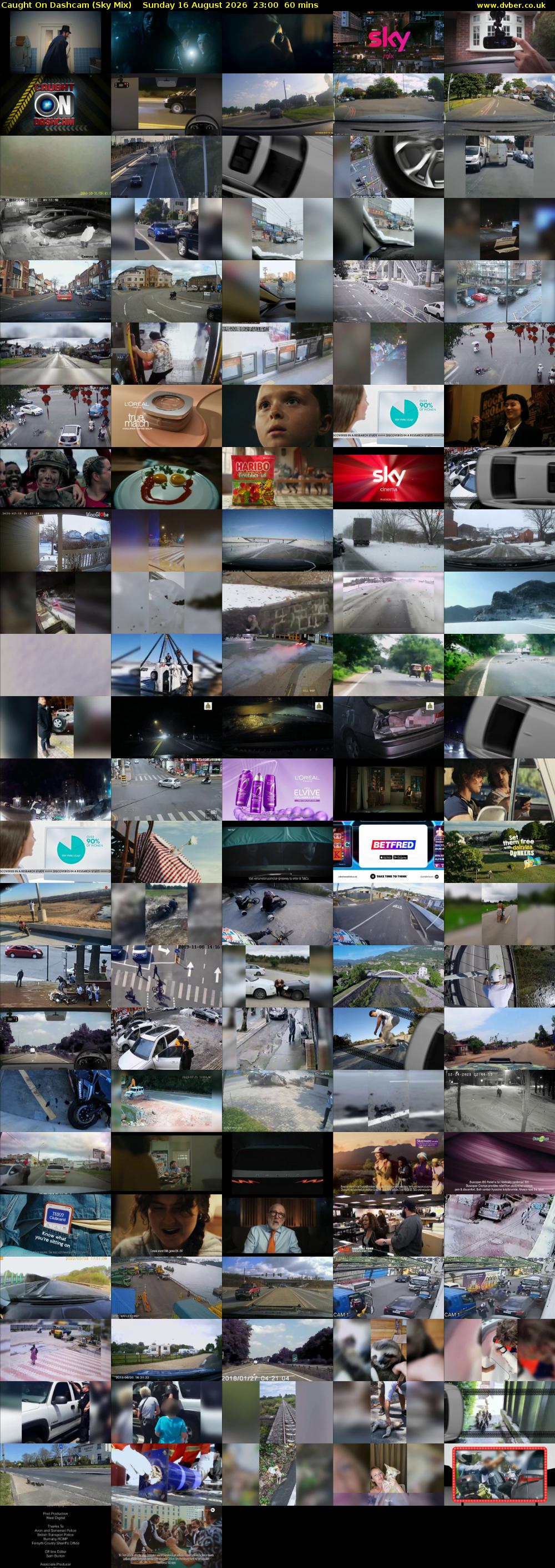 Caught On Dashcam (Sky Mix) Sunday 16 August 2026 23:00 - 00:00