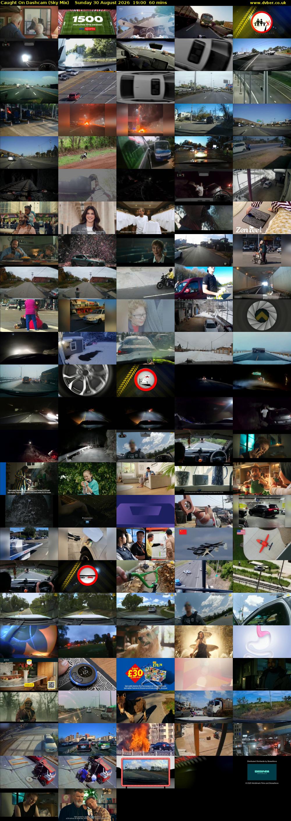 Caught On Dashcam (Sky Mix) Sunday 30 August 2026 19:00 - 20:00