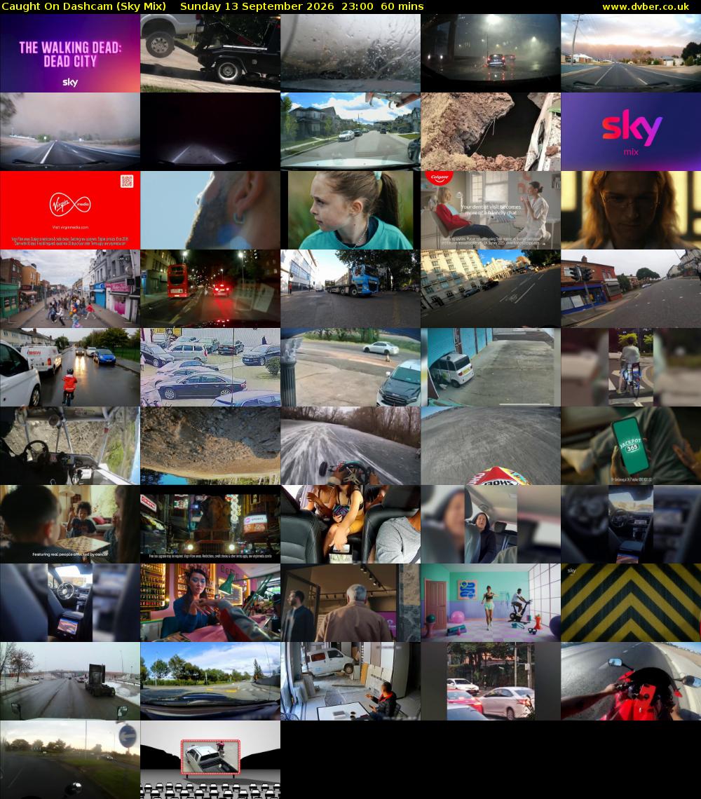 Caught On Dashcam (Sky Mix) Sunday 13 September 2026 23:00 - 00:00