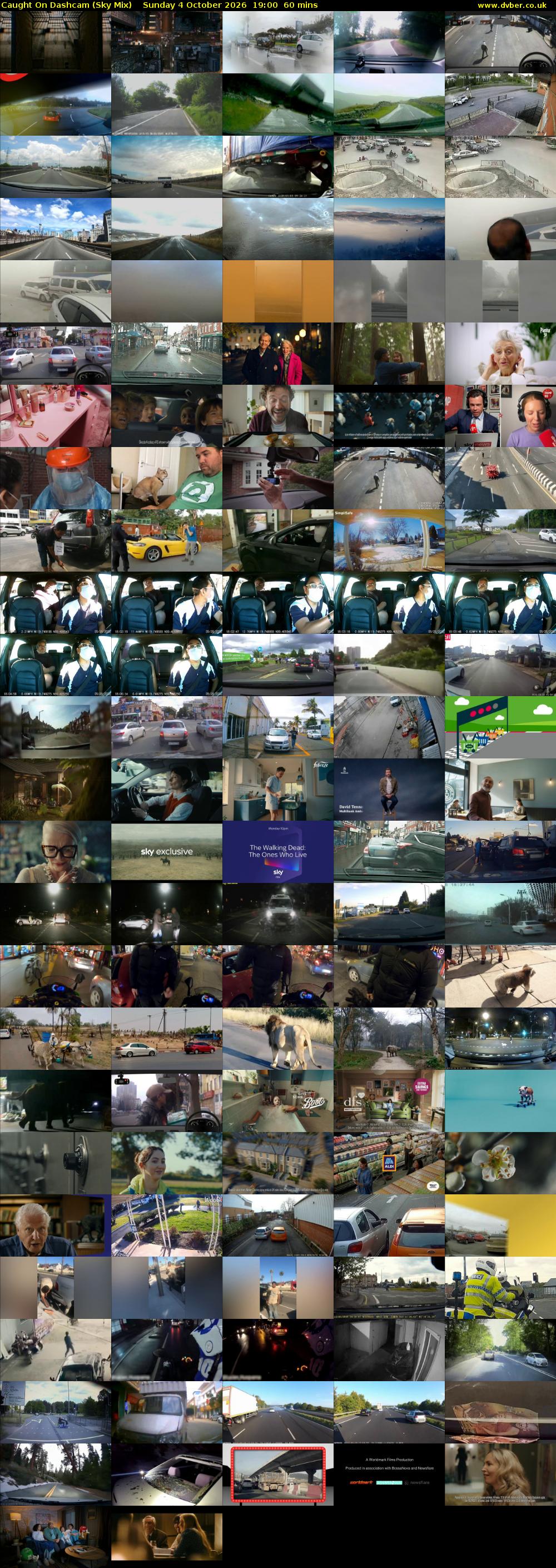 Caught On Dashcam (Sky Mix) Sunday 4 October 2026 19:00 - 20:00