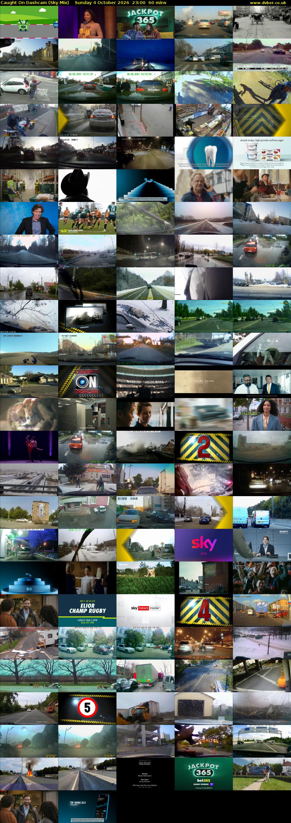 Caught On Dashcam (Sky Mix) Sunday 4 October 2026 23:00 - 00:00