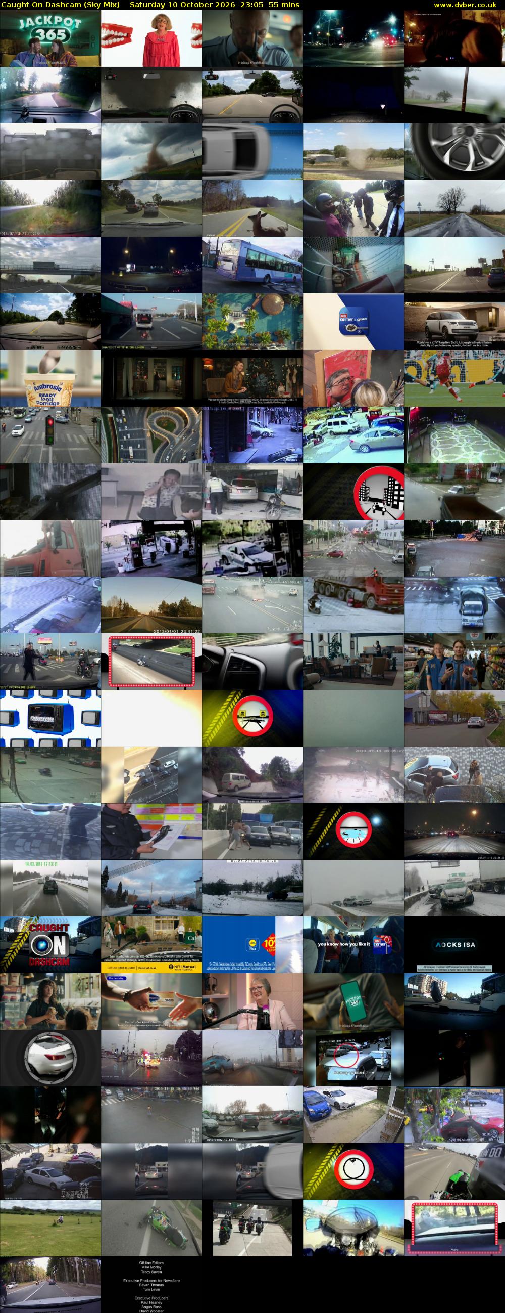 Caught On Dashcam (Sky Mix) Saturday 10 October 2026 23:05 - 00:00