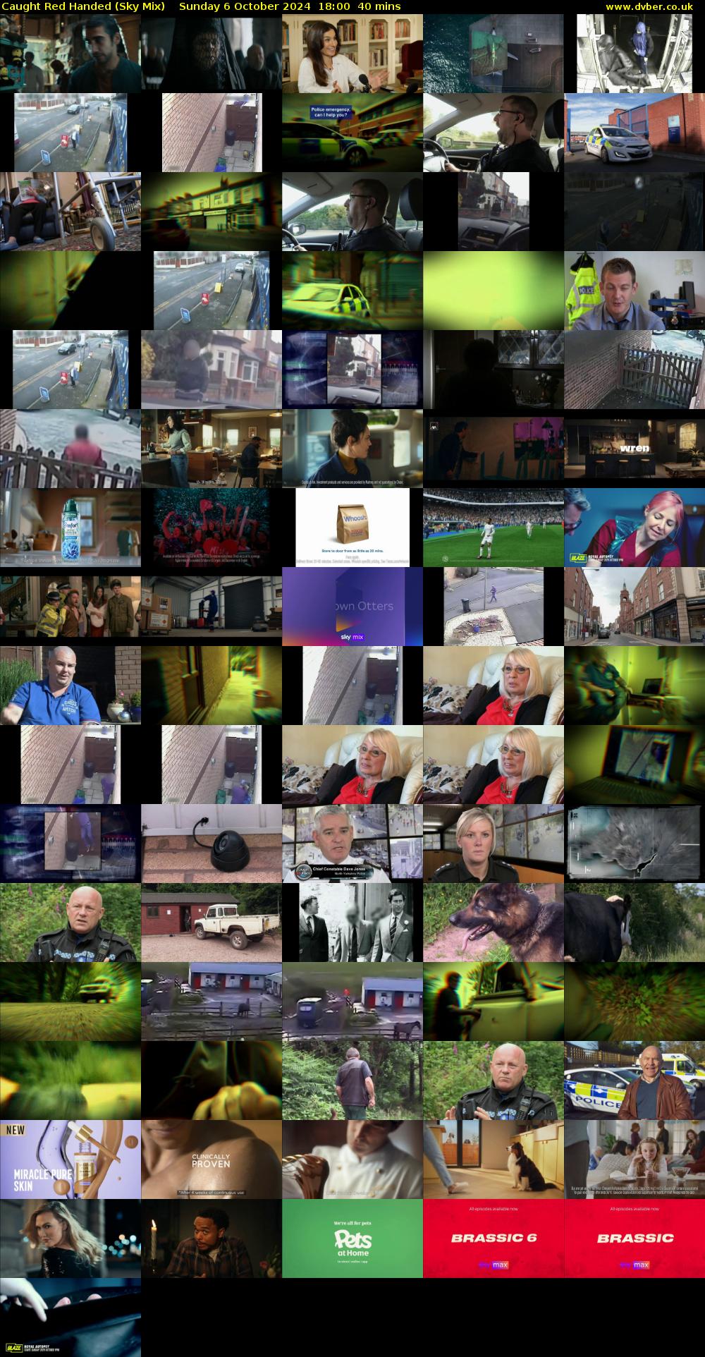Caught Red Handed (Sky Mix) Sunday 6 October 2024 18:00 - 18:40