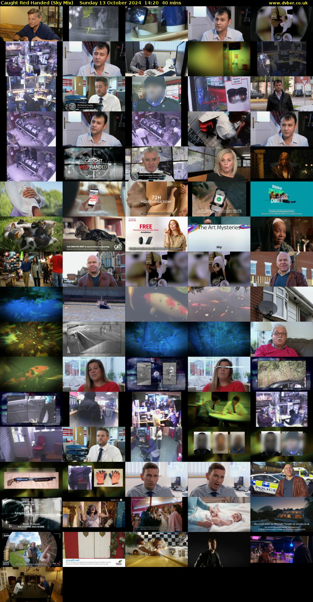 Caught Red Handed (Sky Mix) Sunday 13 October 2024 14:20 - 15:00