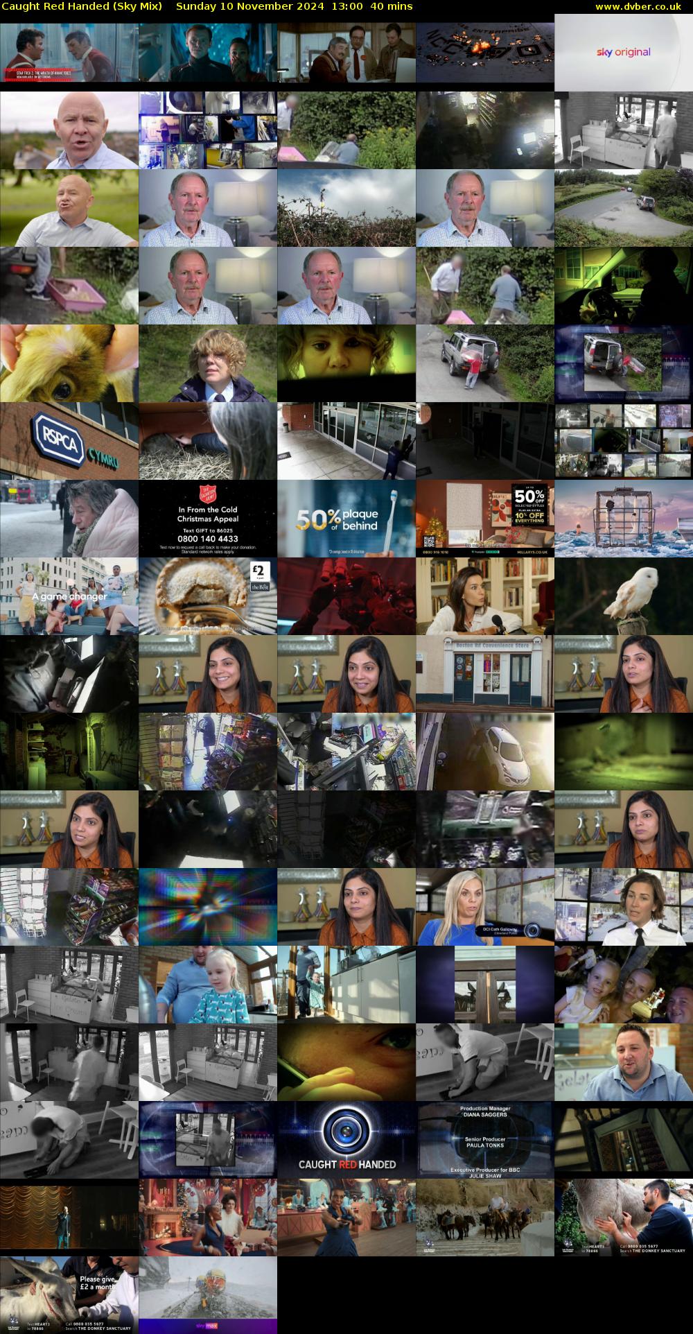Caught Red Handed (Sky Mix) Sunday 10 November 2024 13:00 - 13:40