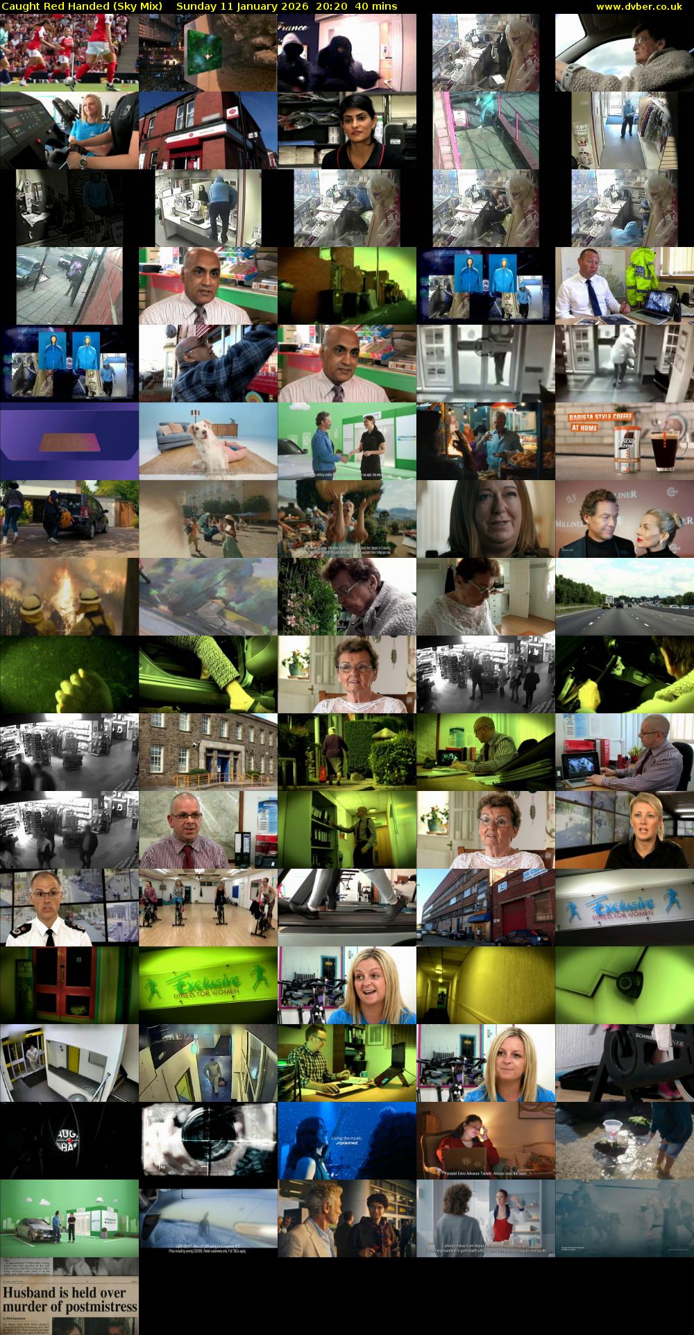 Caught Red Handed (Sky Mix) Sunday 11 January 2026 20:20 - 21:00