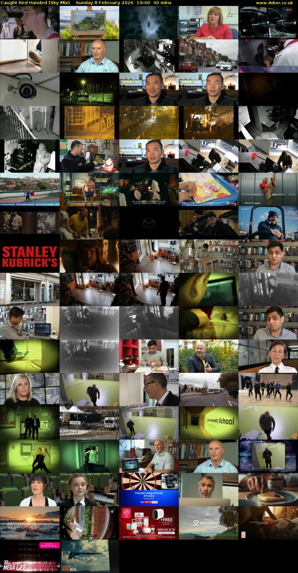 Caught Red Handed (Sky Mix) Sunday 8 February 2026 19:00 - 19:40