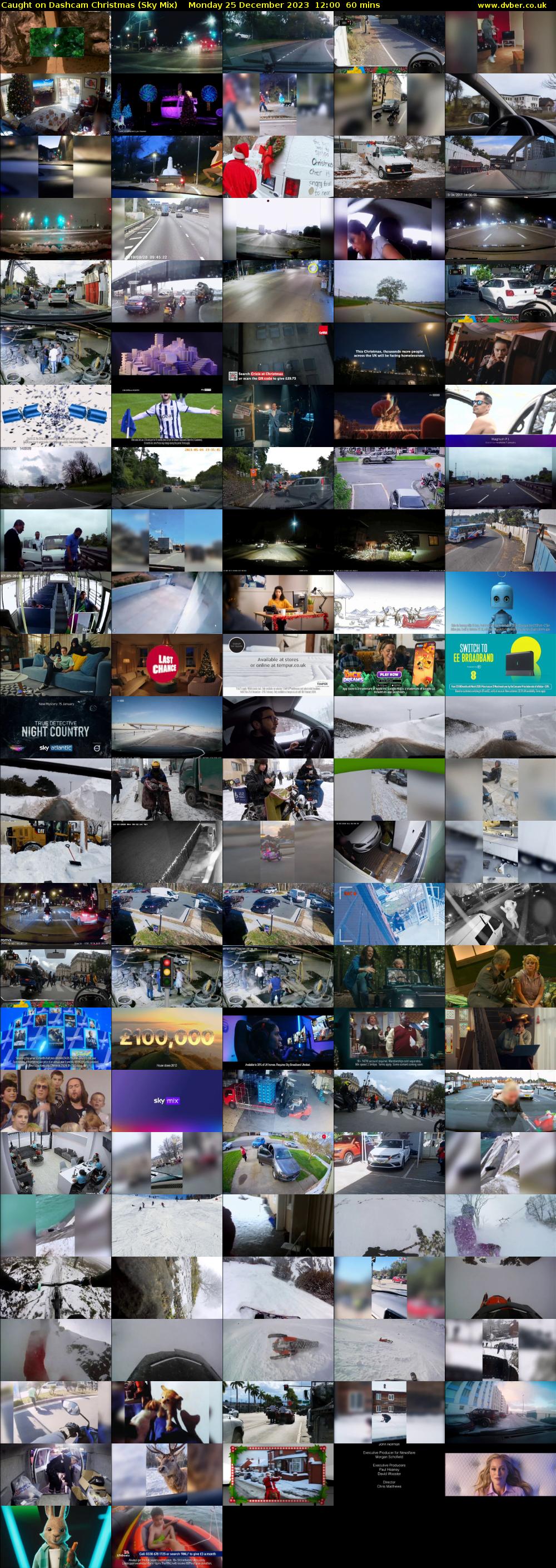 Caught on Dashcam Christmas (Sky Mix) Monday 25 December 2023 12:00 - 13:00