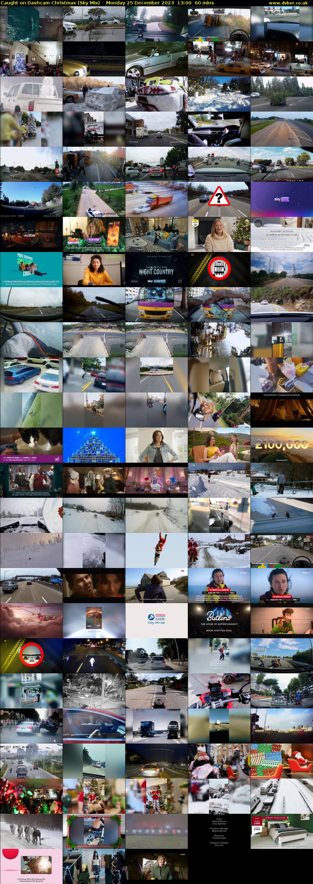Caught on Dashcam Christmas (Sky Mix) Monday 25 December 2023 13:00 - 14:00