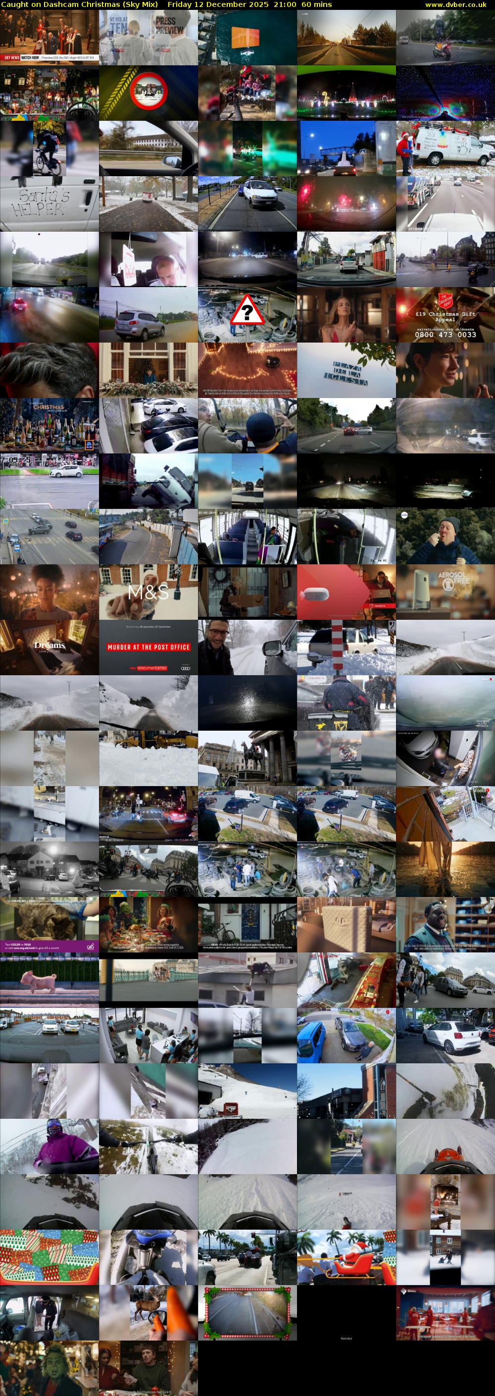 Caught on Dashcam Christmas (Sky Mix) Friday 12 December 2025 21:00 - 22:00