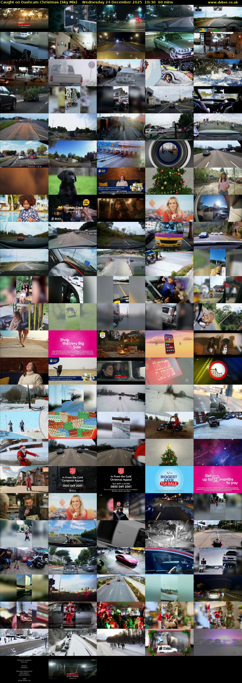 Caught on Dashcam Christmas (Sky Mix) Wednesday 24 December 2025 10:30 - 11:30