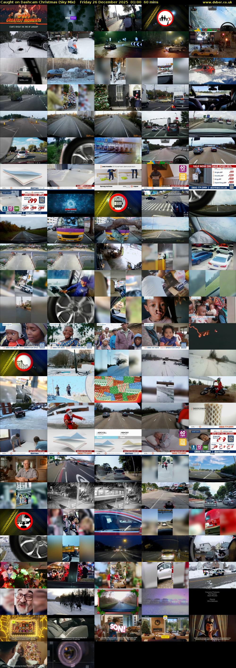 Caught on Dashcam Christmas (Sky Mix) Friday 26 December 2025 01:00 - 02:00