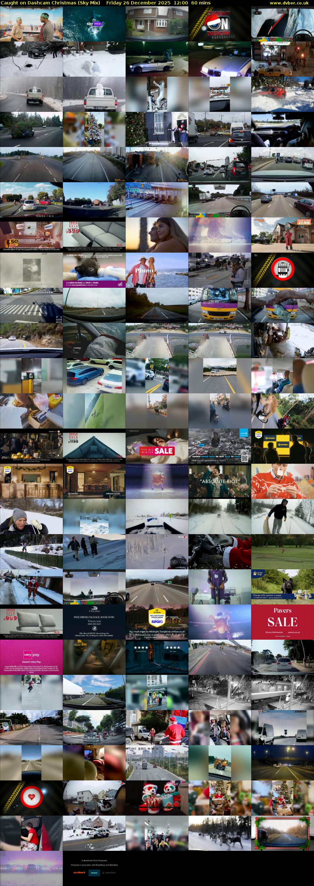 Caught on Dashcam Christmas (Sky Mix) Friday 26 December 2025 12:00 - 13:00