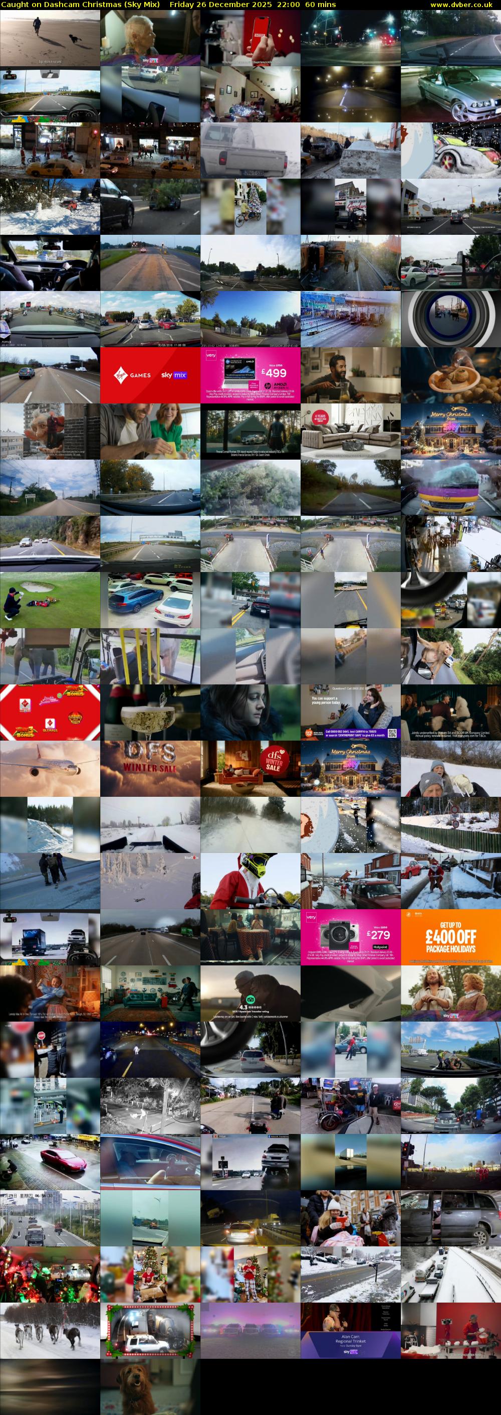 Caught on Dashcam Christmas (Sky Mix) Friday 26 December 2025 22:00 - 23:00