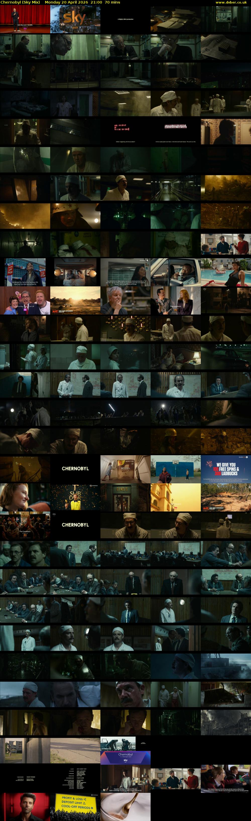 Chernobyl (Sky Mix) Monday 20 April 2026 21:00 - 22:10